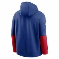 New York Giants 2024 Sideline Club Pullover Hoodie Royal