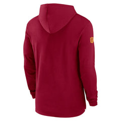 Washington Commanders 2024/25 Sideline Performance Long Sleeve Hoodie T-Shirt Burgundy
