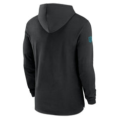 Jacksonville Jaguars 2024/25 Sideline Performance Long Sleeve Hoodie T-Shirt Black