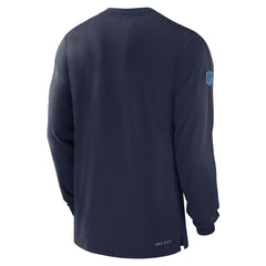 Tennessee Titans Sideline Player Performance Long Sleeve T-Shirt Navy