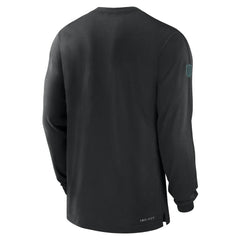 Philadelphia Eagles Sideline Player Performance Long Sleeve T-Shirt Black