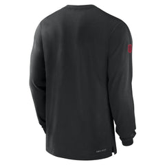 Atlanta Falcons Sideline Player Performance Long Sleeve T-Shirt Black