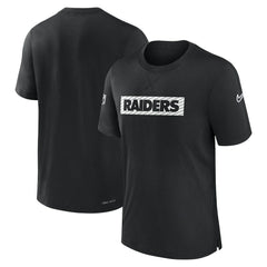 Las Vegas Raiders Sideline Player Performance T-Shirt Black