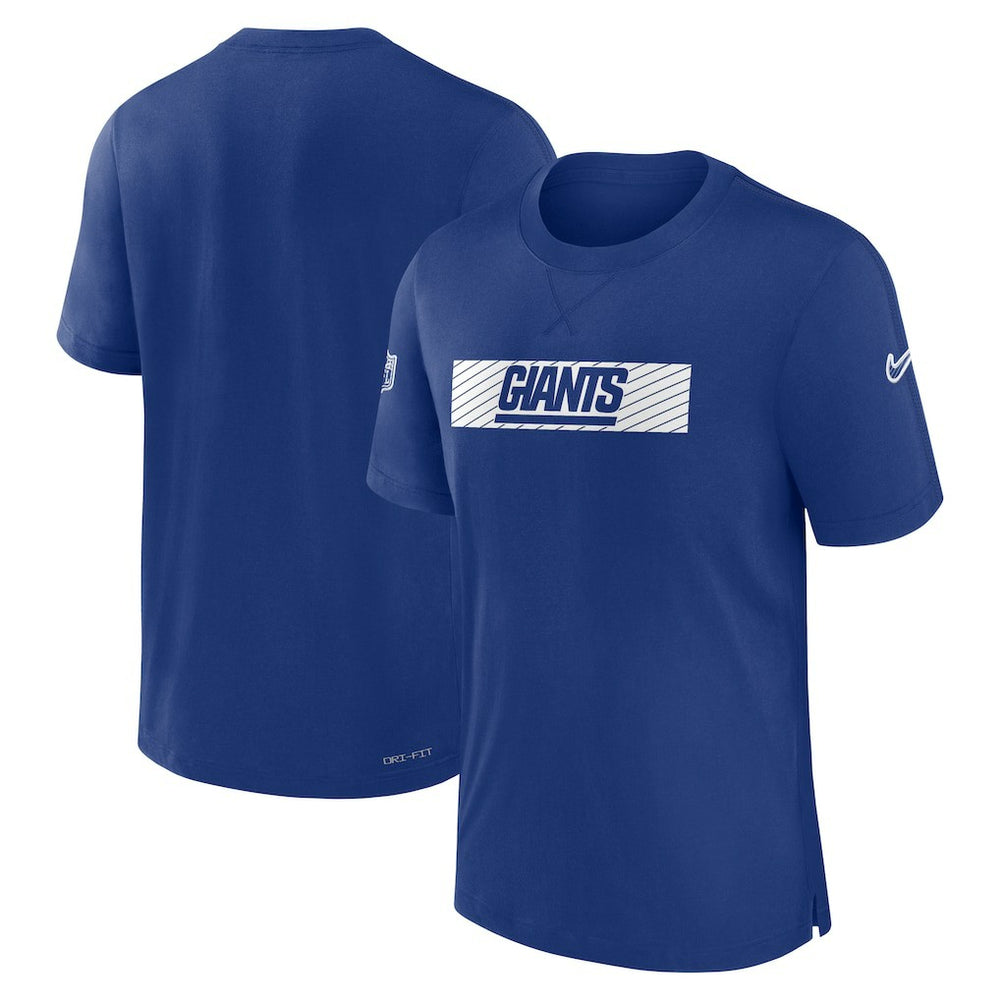 New York Giants Sideline Player Performance T-Shirt Royal