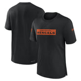 Cincinnati Bengals Sideline Player Performance T-Shirt Black