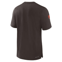 Cleveland Browns Sideline Player Performance T-Shirt Brown