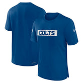 Indianapolis Colts Sideline Player Performance T-Shirt Royal
