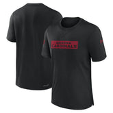 Arizona Cardinals Sideline Player Performance T-Shirt Black