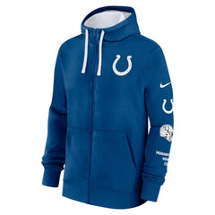 Indianapolis Colts Primetime Club Full-Zip Hoodie Royal