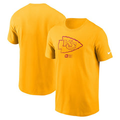 Kansas City Chiefs Faded Essential T-Shirt Gold