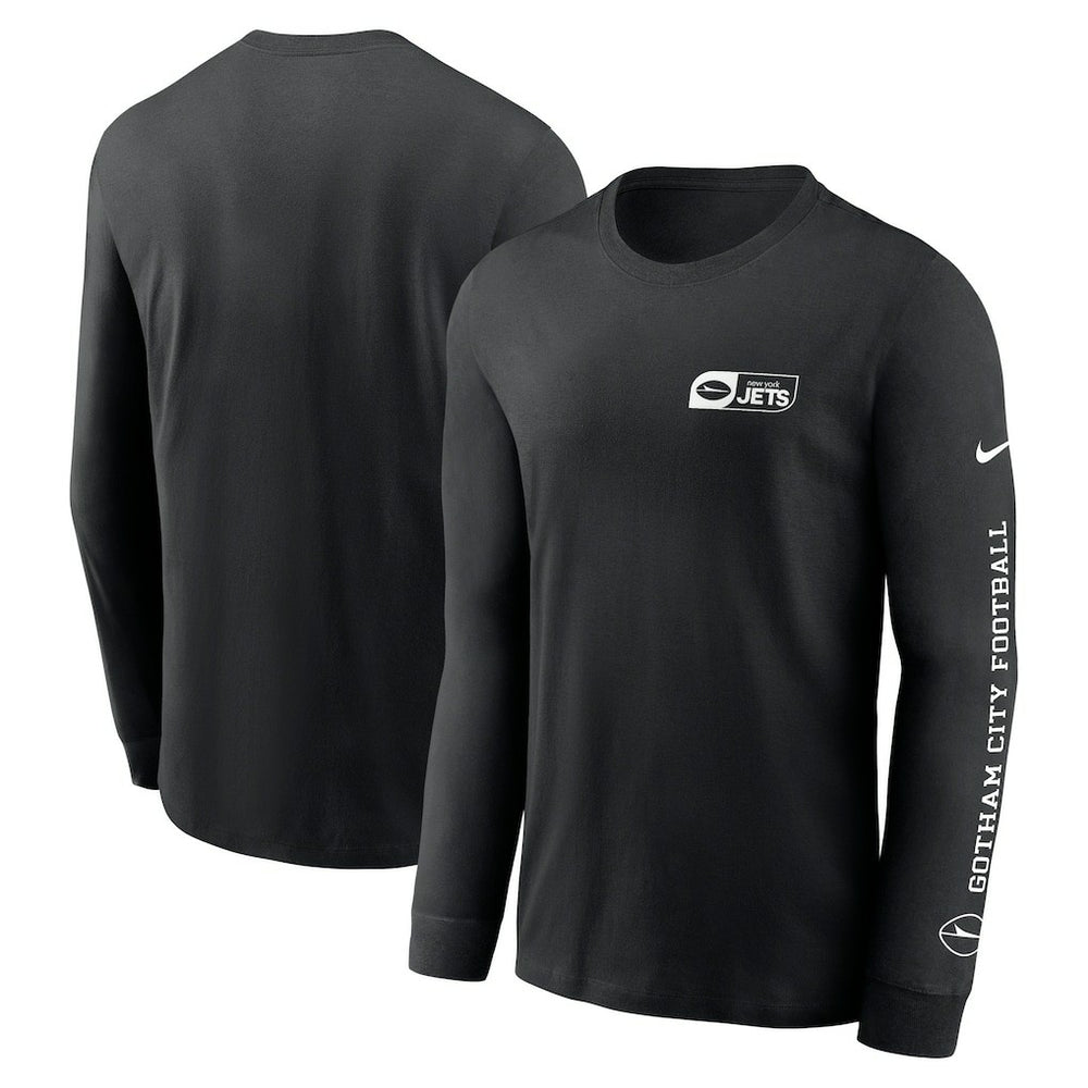 New York Jets All Out Long Sleeve T-Shirt Black