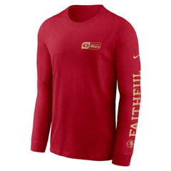 San Francisco 49ers All Out Long Sleeve T-Shirt Scarlet