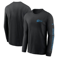 Carolina Panthers All Out Long Sleeve T-Shirt Black