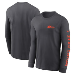 Cleveland Browns All Out Long Sleeve T-Shirt Anthracite