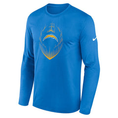 Los Angeles Chargers Icon Legend Performance Long Sleeve T-Shirt Powder Blue