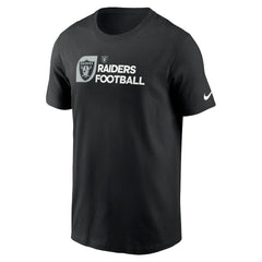 Las Vegas Raiders Outline T-Shirt Black