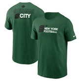 New York Jets Outline T-Shirt Green