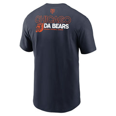 Chicago Bears Outline T-Shirt Navy