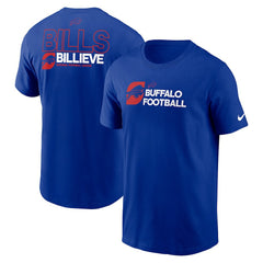 Buffalo Bills Outline T-Shirt Royal