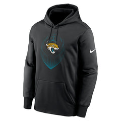 Jacksonville Jaguars Icon Performance Pullover Hoodie Black