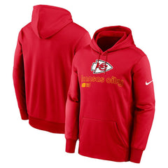 Kansas City Chiefs Performance Pullover Hoodie Red