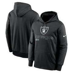 Las Vegas Raiders Performance Pullover Hoodie Black