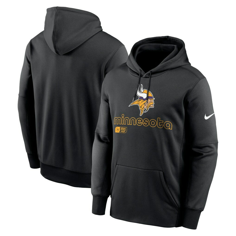Minnesota Vikings Performance Pullover Hoodie Black