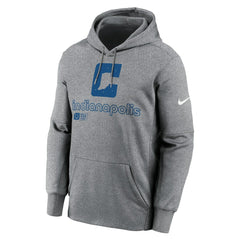 Indianapolis Colts Performance Pullover Hoodie Heather Gray