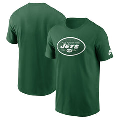 New York Jets Rewind Logo Essential T-Shirt Kelly Green