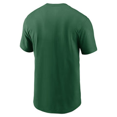 New York Jets Rewind Logo Essential T-Shirt Kelly Green