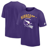 Minnesota Vikings Rewind Heavy Max90 Pocket T-Shirt Purple