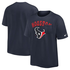 Houston Texans Rewind Heavy Max90 Pocket T-Shirt Navy