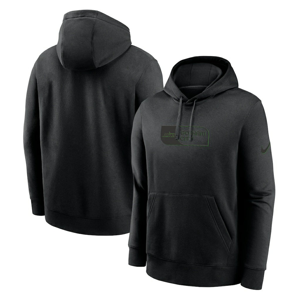 New York Jets Edge Pack French Terry Club Pullover Hoodie Black