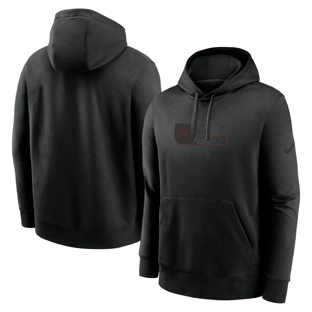 Tampa Bay Buccaneers Edge Pack French Terry Club Pullover Hoodie Black