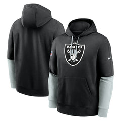 Las Vegas Raiders 2024 Sideline Club Pullover Hoodie Black