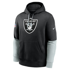 Las Vegas Raiders 2024 Sideline Club Pullover Hoodie Black