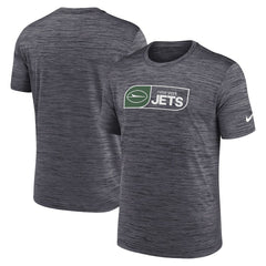New York Jets Big & Tall Velocity Performance T-Shirt Black