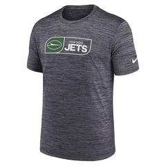 New York Jets Big & Tall Velocity Performance T-Shirt Black
