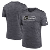 Las Vegas Raiders Big & Tall Velocity Performance T-Shirt Black