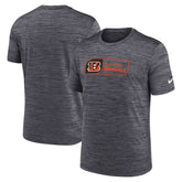 Cincinnati Bengals Big & Tall Velocity Performance T-Shirt Black