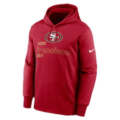 San Francisco 49ers Big & Tall Performance Pullover Hoodie Scarlet