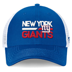 New York Giants Upper Trucker Adjustable Hat Royal/White