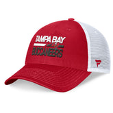 Tampa Bay Buccaneers Upper Trucker Adjustable Hat Red/White