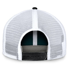 Philadelphia Eagles Bench Trucker Adjustable Hat Midnight Green/Black