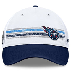 Tennessee Titans Flawless Stripe Adjustable Hat White/Navy