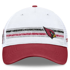 Arizona Cardinals Flawless Stripe Adjustable Hat White/Cardinal