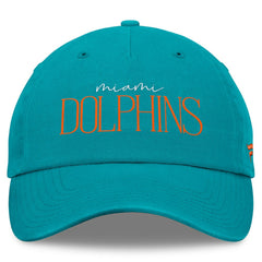 Miami Dolphins Women's Review Unstructured Adjustable Hat Aqua