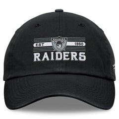 Las Vegas Raiders Vintage Delay Adjustable Hat Black