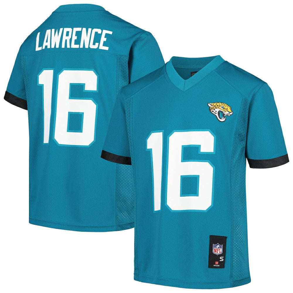 NFL Trevor Lawrence Jacksonville Jaguars Youth Replica Player Jersey - Teal sale