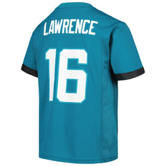 NFL Trevor Lawrence Jacksonville Jaguars Youth Replica Player Jersey - Teal sale